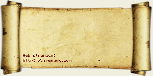 Jasmina Diklić vizit kartica